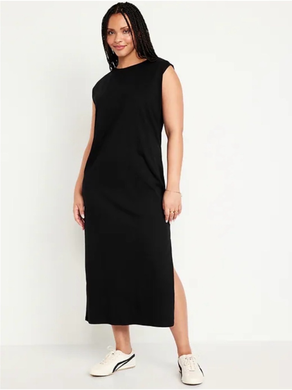 Old Navy Black Sleeveless Maxi Dress